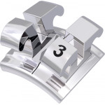 equilibrium® 2 Bracket, - 11° Torque, + 7° Angulation für Zahn 43 (10 Stück)